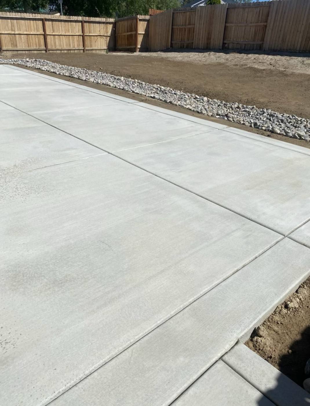 Concrete patio Fallon